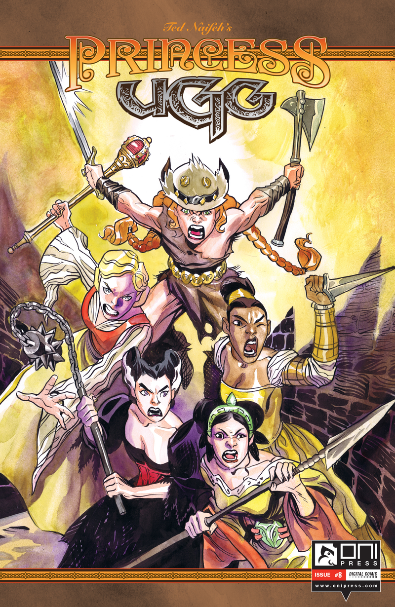 Illustration for article titled Exclusive Oni preview: Damsels cause the distress in Princess Ugg #8